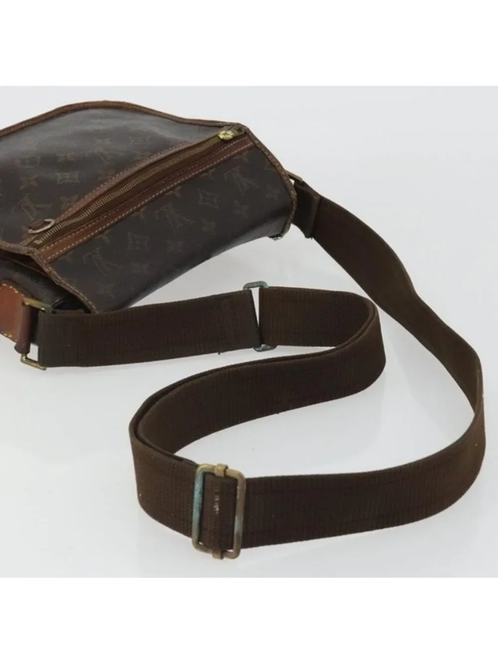 Authentic LOUIS VUITTON Monogram Messenger Bosphore PM Shoulder Bag M40106 LV